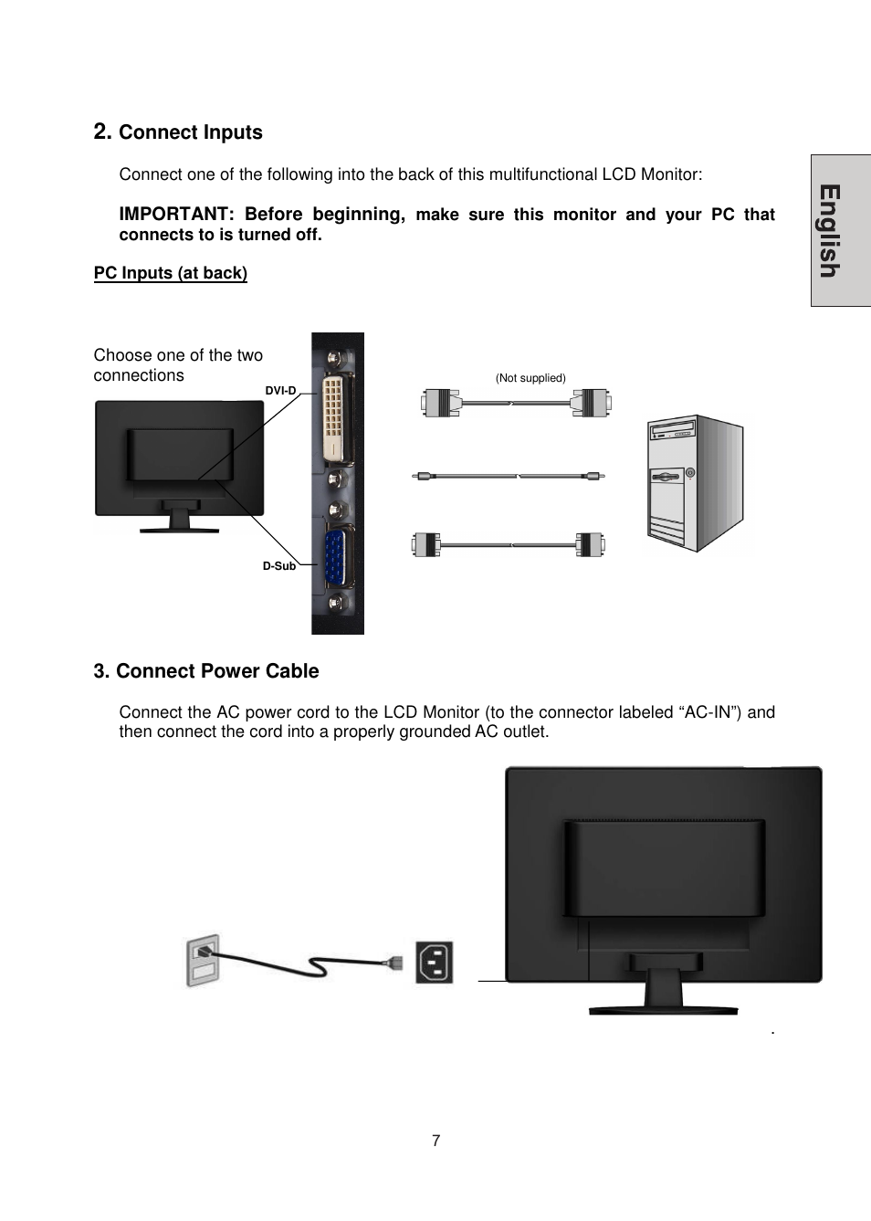 Westinghouse LCM-22W3 User Manual | Page 9 / 64