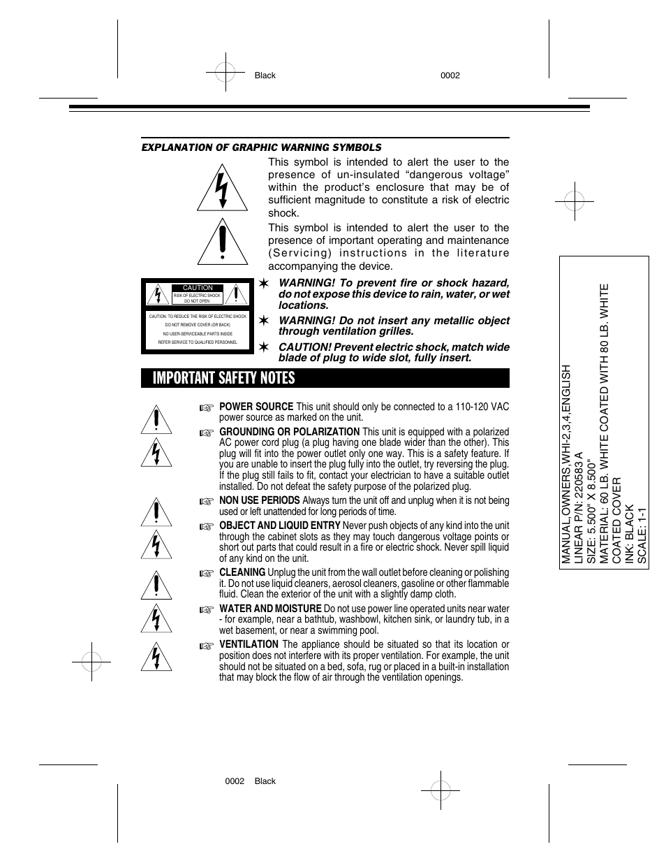 Westinghouse WHI-4C User Manual | Page 2 / 8