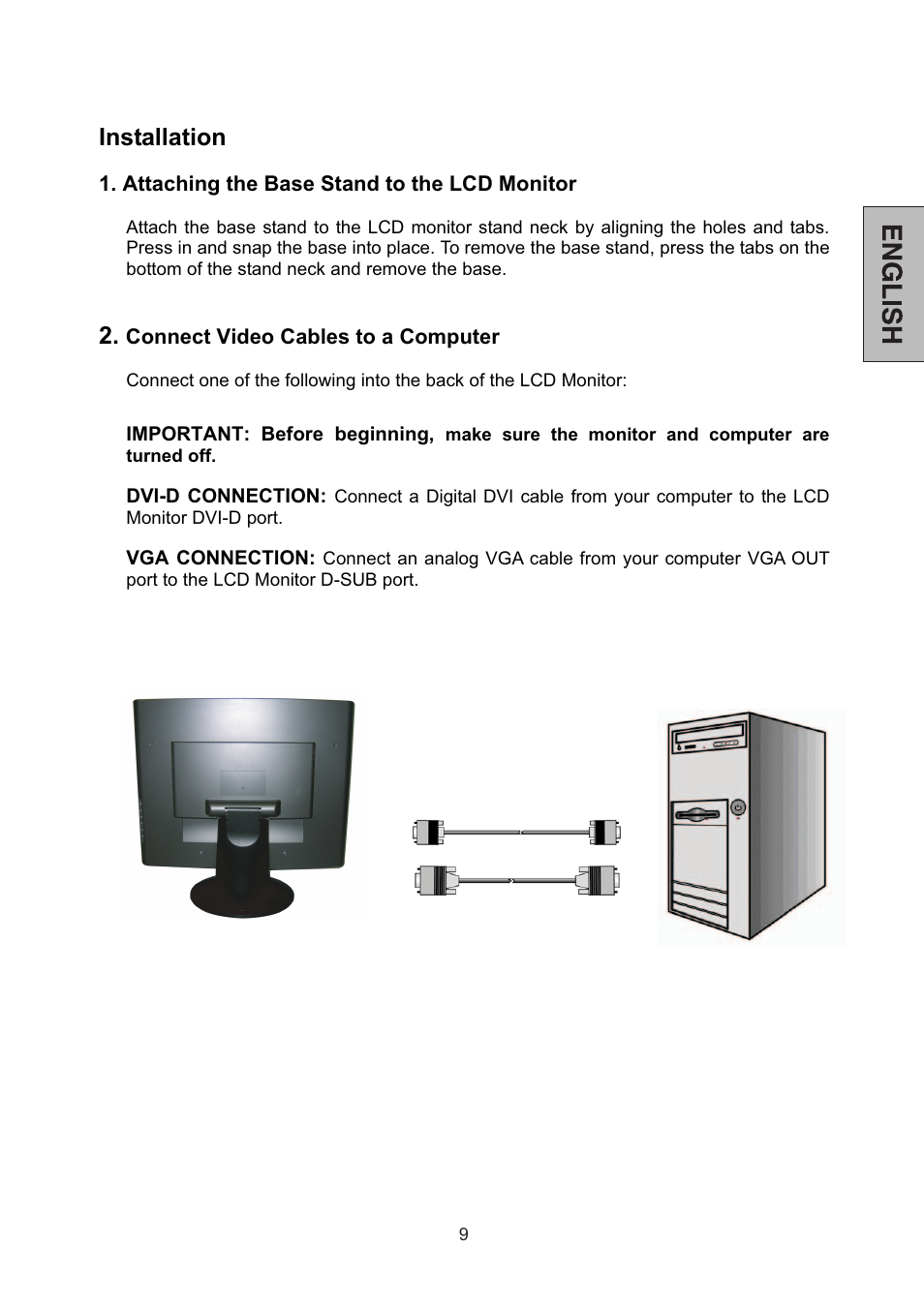 Installation | Westinghouse L2046NV User Manual | Page 10 / 66