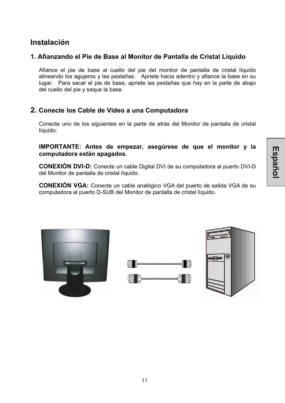 Instalación | Westinghouse L2046NV User Manual | Page 54 / 66