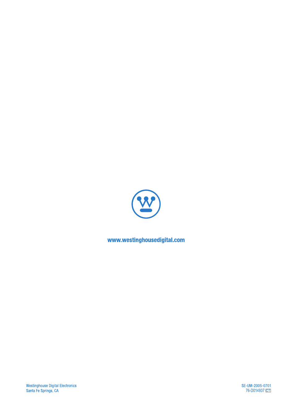 Westinghouse L2046NV User Manual | Page 66 / 66