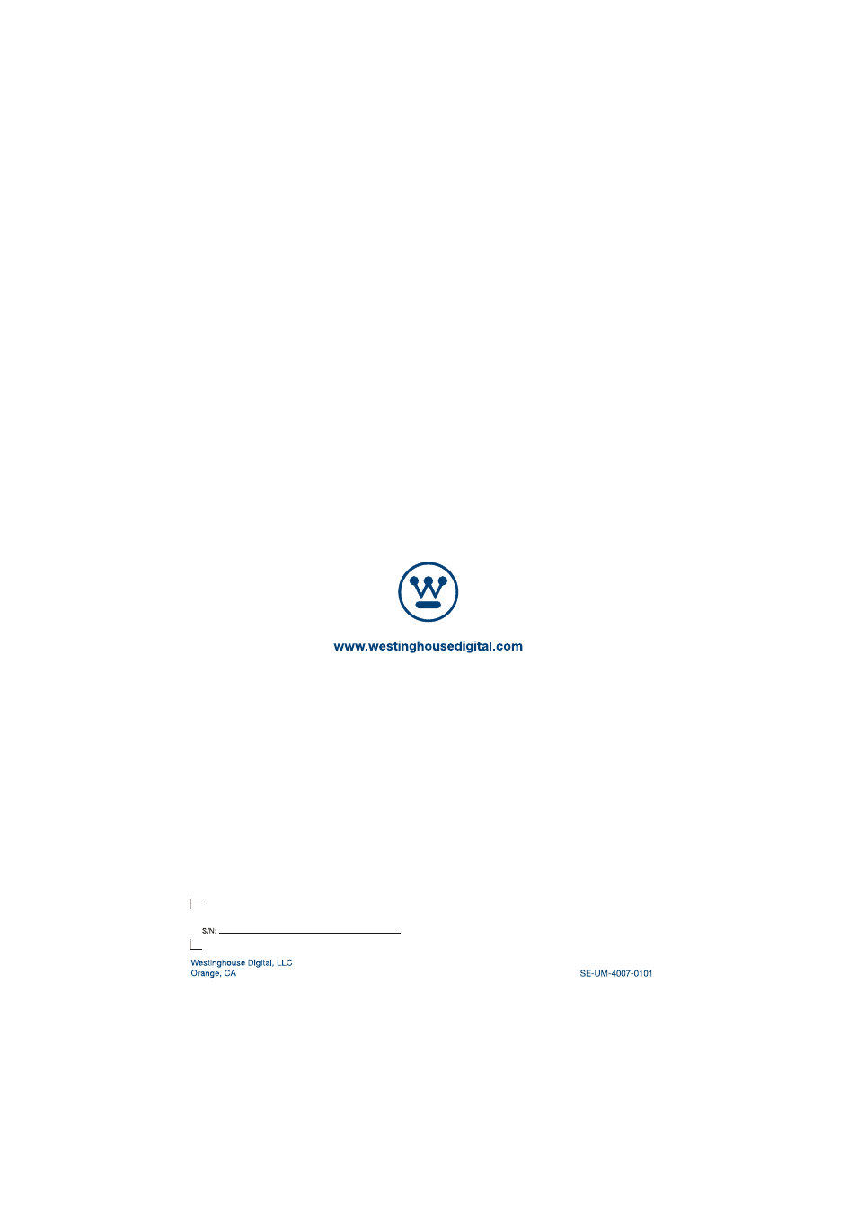 Westinghouse LD-4065 User Manual | Page 31 / 31