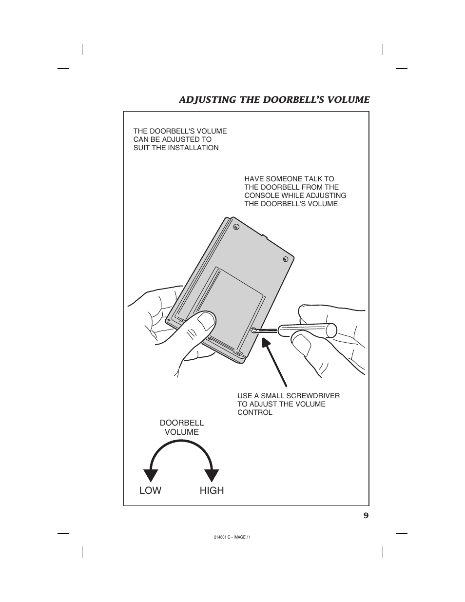 High | Westinghouse WHDBI-5C User Manual | Page 11 / 16