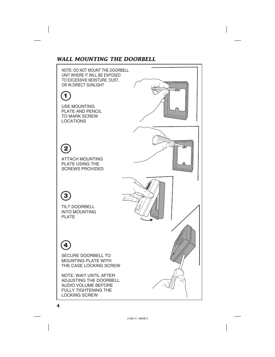 Westinghouse WHDBI-5C User Manual | Page 6 / 16