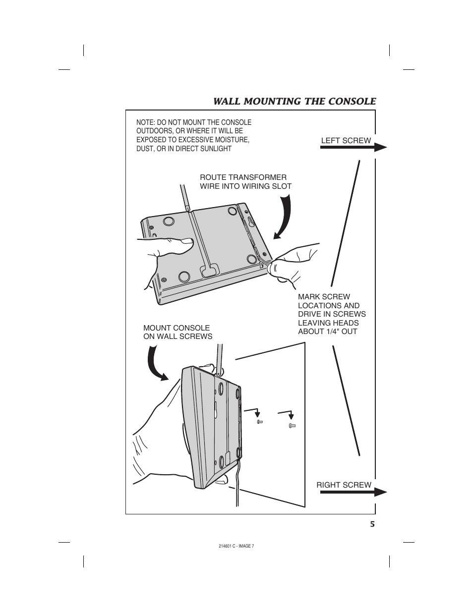 Westinghouse WHDBI-5C User Manual | Page 7 / 16