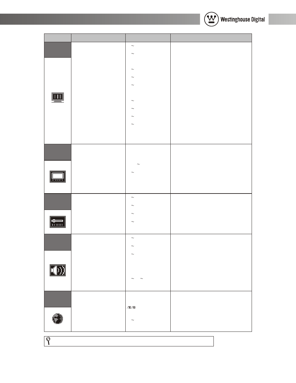 27" wide-format lcd-tv user manual | Westinghouse LCD-TV User Manual | Page 23 / 36