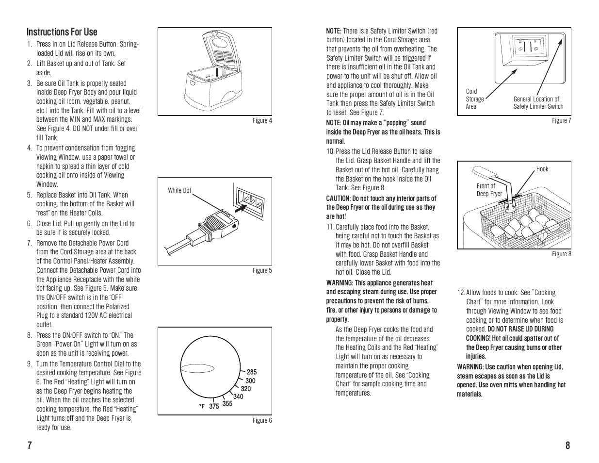 78 instructions for use | Westinghouse WST3034 User Manual | Page 8 / 24