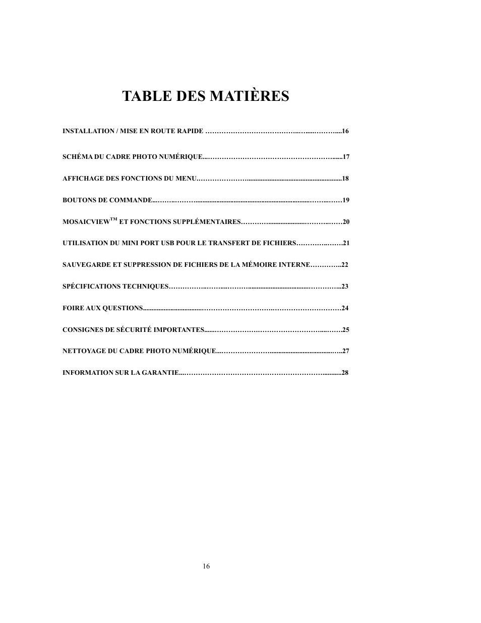 Westinghouse DPF-0802 User Manual | Page 17 / 45