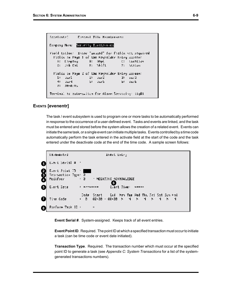 Evenentr | Westinghouse SE 6000 User Manual | Page 133 / 180