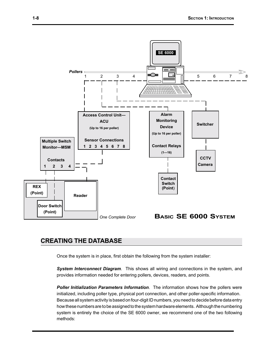 Creating the database, Se 6000 s | Westinghouse SE 6000 User Manual | Page 15 / 180