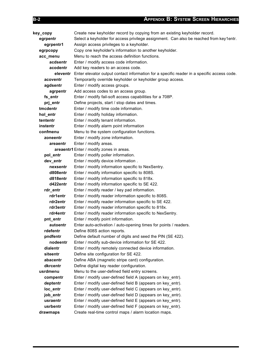 B: s | Westinghouse SE 6000 User Manual | Page 155 / 180
