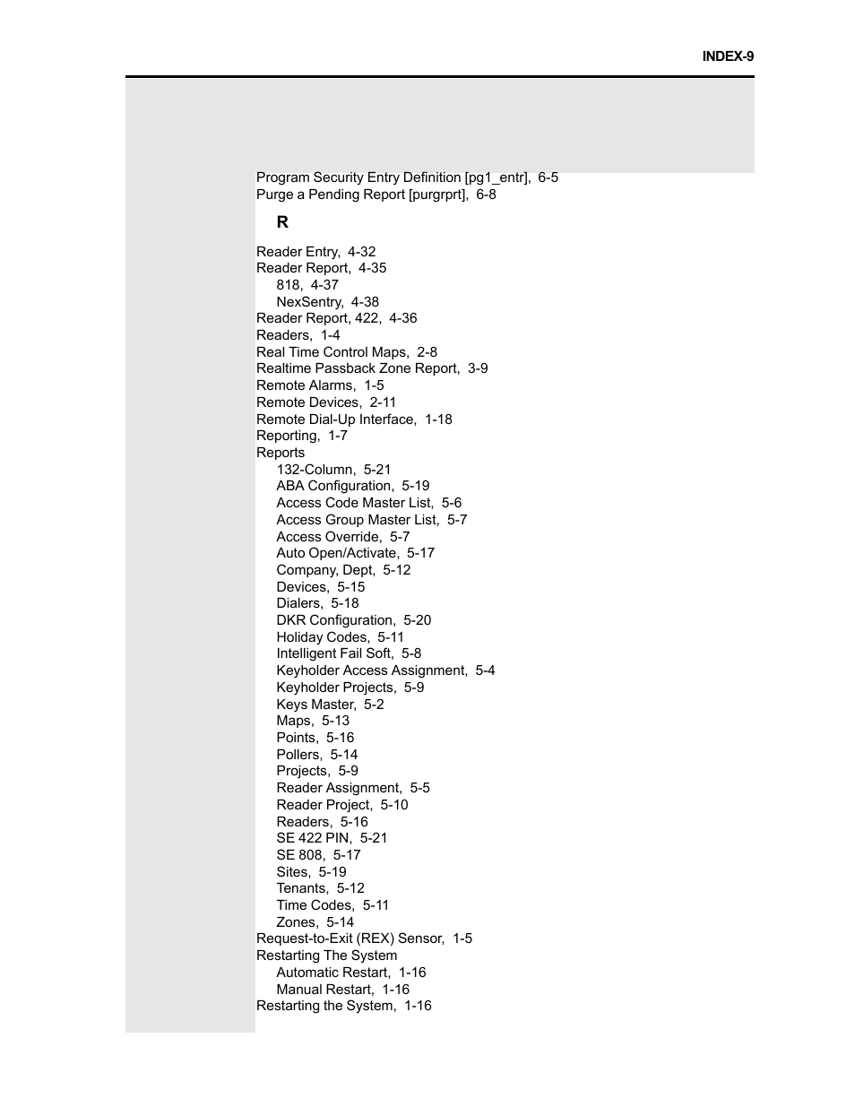 Access code entry, Distributed access codes, Host | Smart failsoft, Access definition, Keyholder projects, Control printers function keys, Control projects, Control projects function keys, Data entry sequence | Westinghouse SE 6000 User Manual | Page 178 / 180