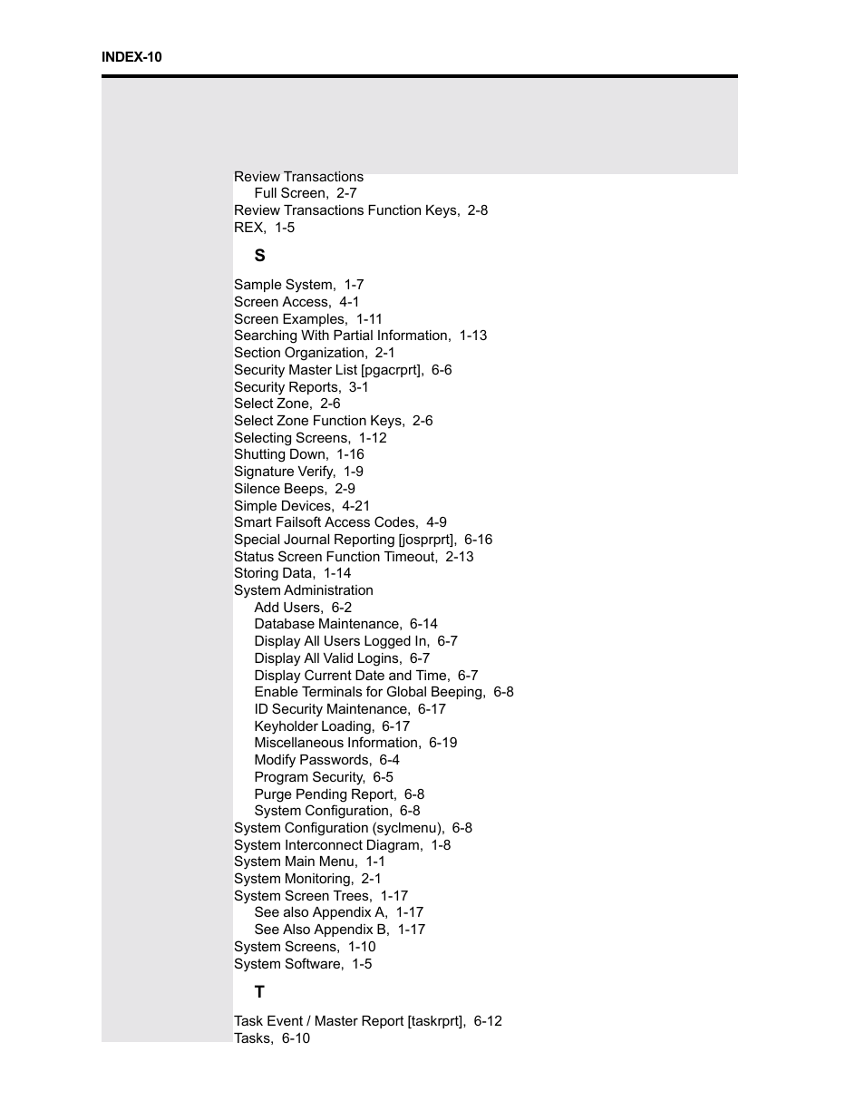 Reader projects, Application screens, Applications screens | System screens, Force table download, Forgive passback, Manual access granted, Menu screens, Reader project, Review transactions | Westinghouse SE 6000 User Manual | Page 179 / 180
