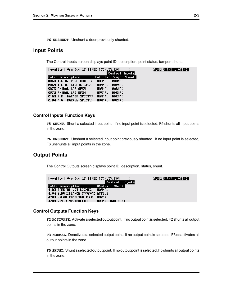 Input points, Output points | Westinghouse SE 6000 User Manual | Page 30 / 180