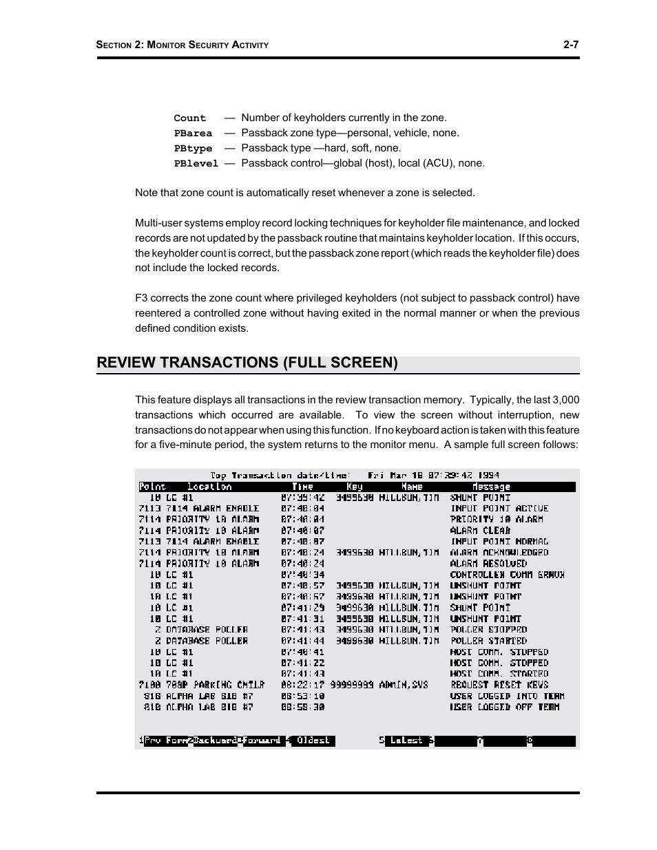 Review transactions (full screen) | Westinghouse SE 6000 User Manual | Page 32 / 180