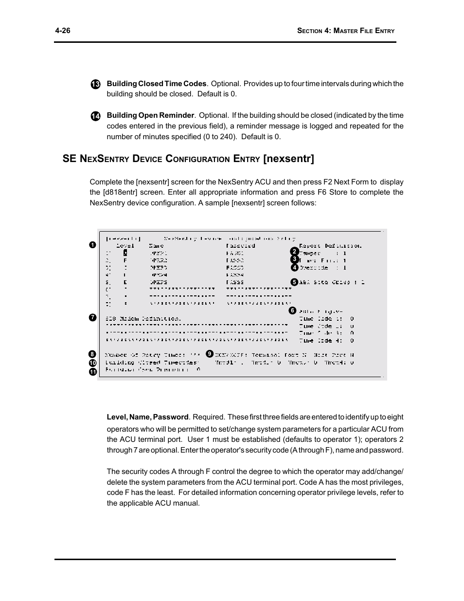 Se n, Nexsentr | Westinghouse SE 6000 User Manual | Page 77 / 180