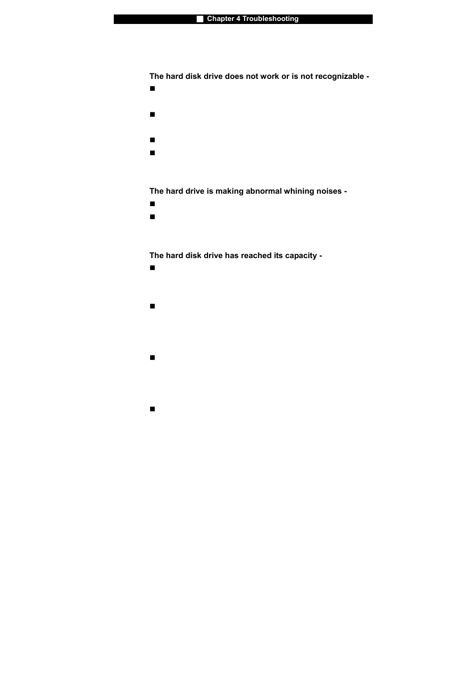 Hard disk problems | Westinghouse NB-14w2 User Manual | Page 59 / 86