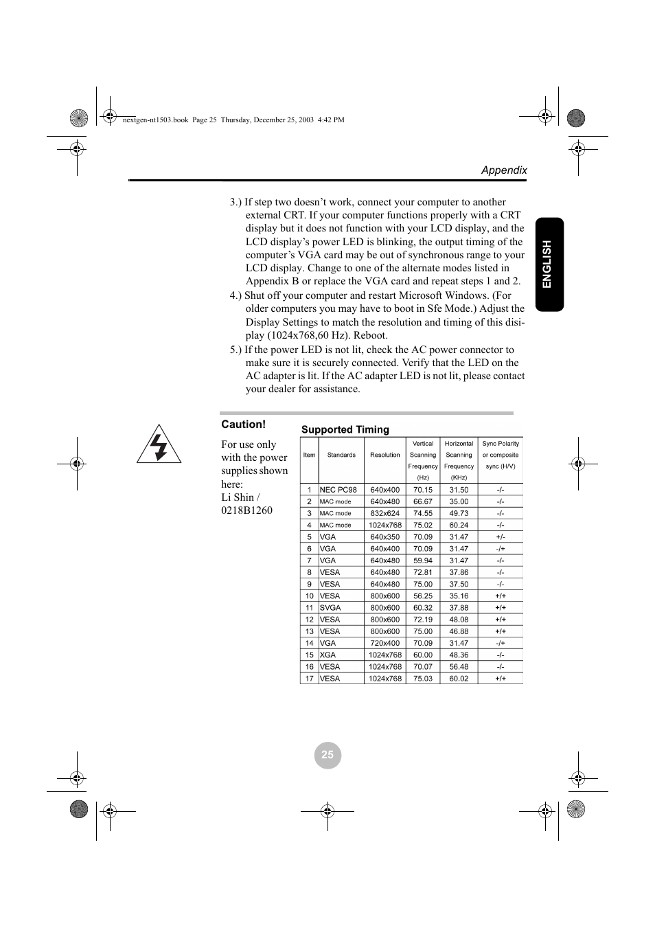 Westinghouse W31501 User Manual | Page 30 / 31