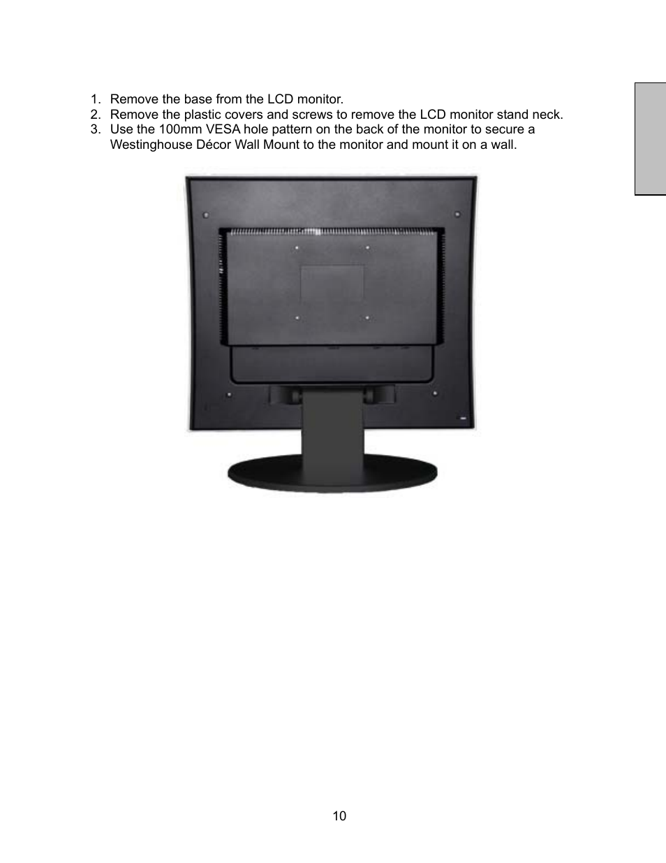 English | Westinghouse LCM-17V8 User Manual | Page 12 / 24