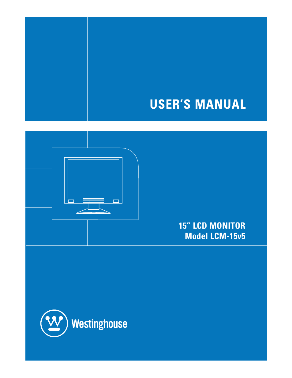 Westinghouse LCM-15V5 User Manual | 15 pages