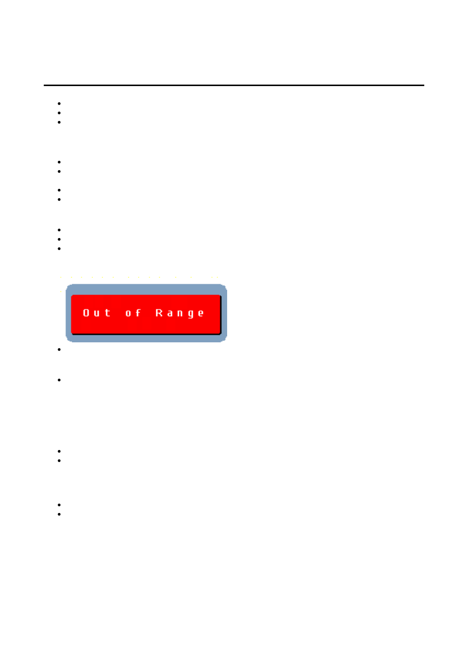 Troubleshooting, No power, No screen image | Fuzzy image, Out of range, Image too bright or too dark, Distorted image | Westinghouse M2401 User Manual | Page 12 / 16