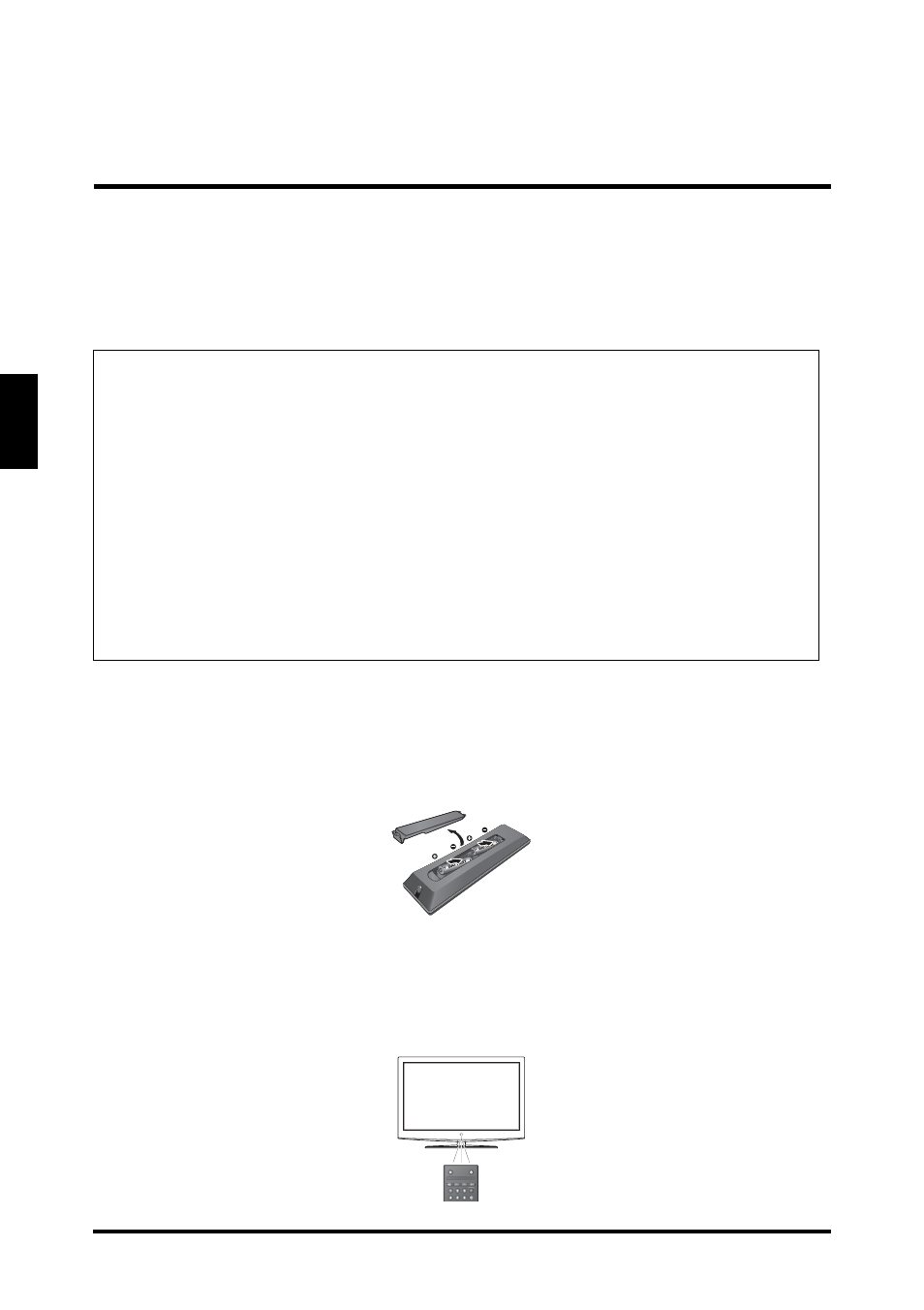 Remote control operation, Installing the remote control batteries, Remote control transmission range | English remote control operation | Westinghouse LD-2655VX User Manual | Page 18 / 60