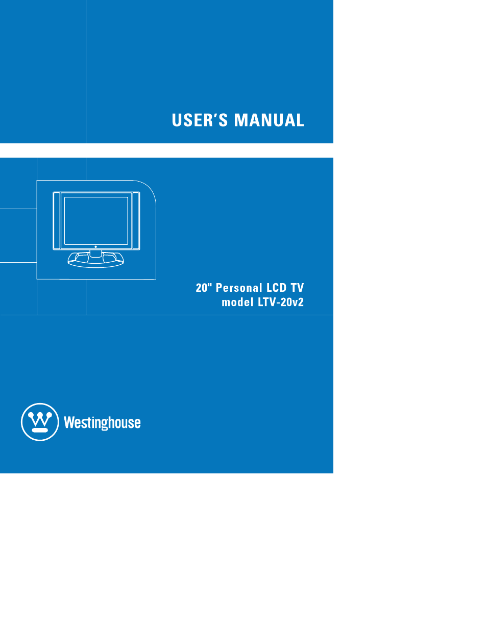 Westinghouse LTV-20v2 User Manual | 23 pages