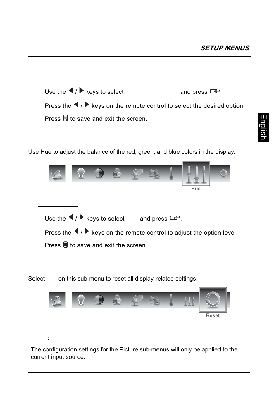 English | Westinghouse SK-26H640G User Manual | Page 33 / 61