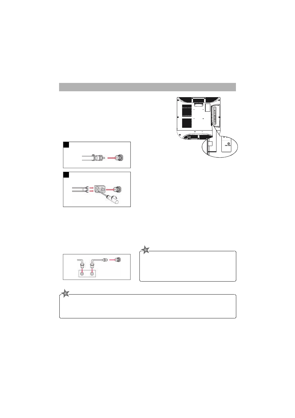 3 antenna connections | Westinghouse LTV-20v4 User Manual | Page 18 / 33