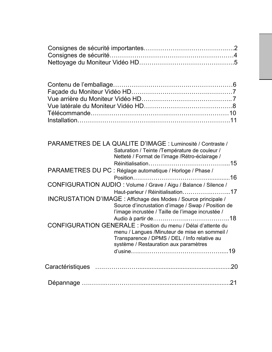 Westinghouse LVM-47w1 User Manual | Page 24 / 69
