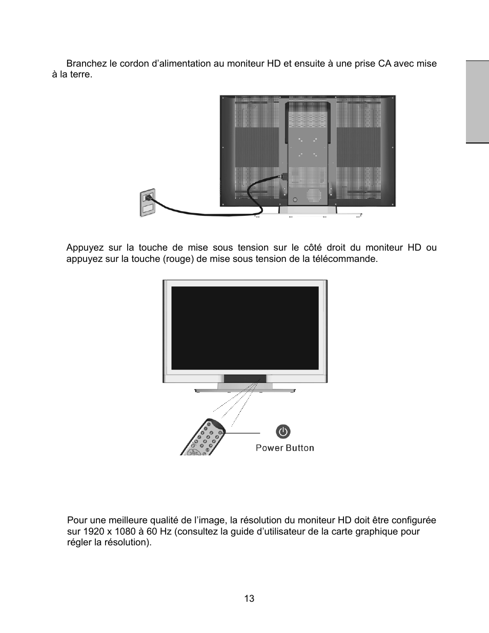 Français | Westinghouse LVM-47w1 User Manual | Page 37 / 69