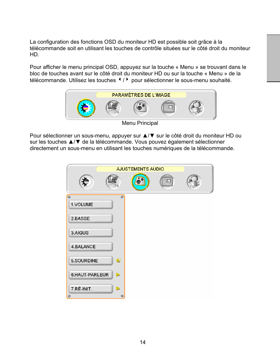 Fonctions osd, Français | Westinghouse LVM-47w1 User Manual | Page 38 / 69