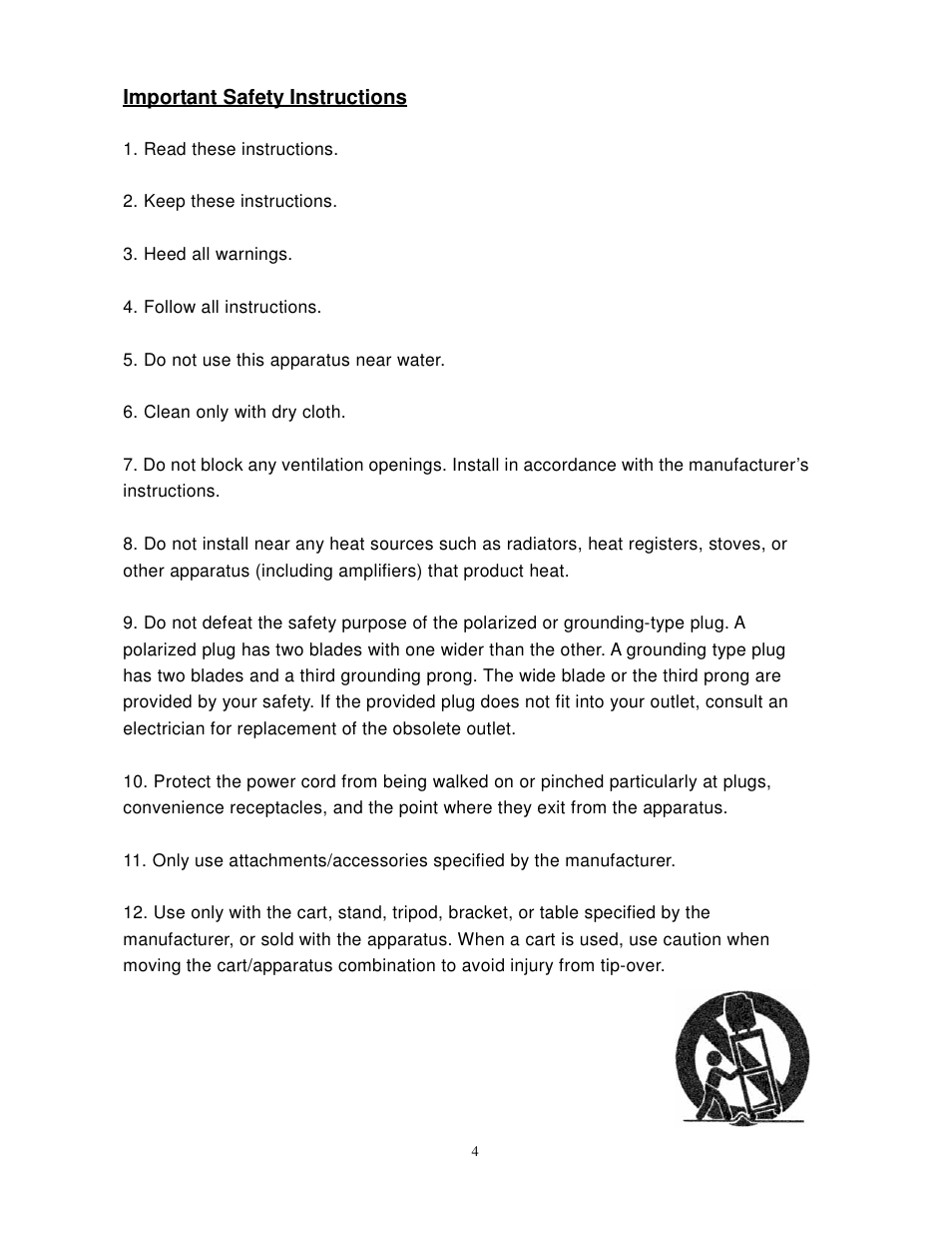 Westinghouse PT-16H610S User Manual | Page 8 / 37