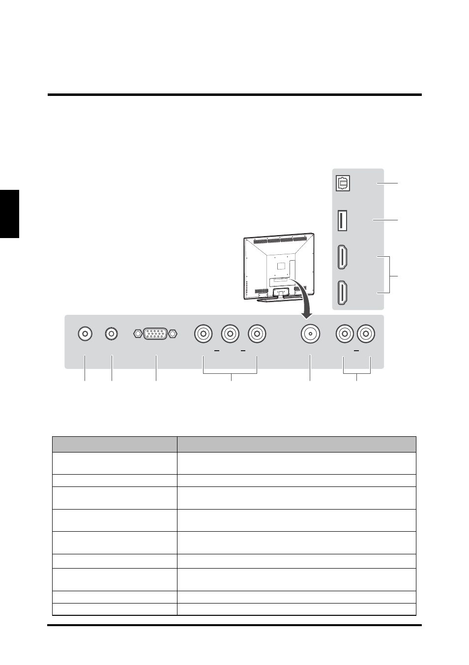 Terminals, English terminals | Westinghouse LD-4655VX User Manual | Page 17 / 64