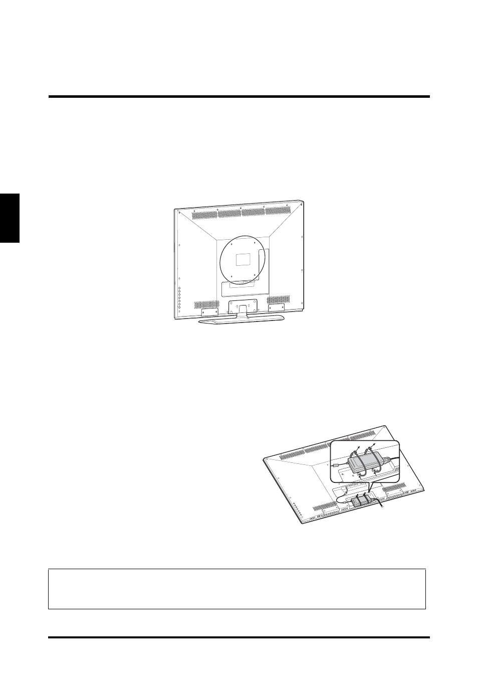 Wall mount option, Wall mount installation reminders, English wall mount option | Westinghouse LD-4655VX User Manual | Page 59 / 64