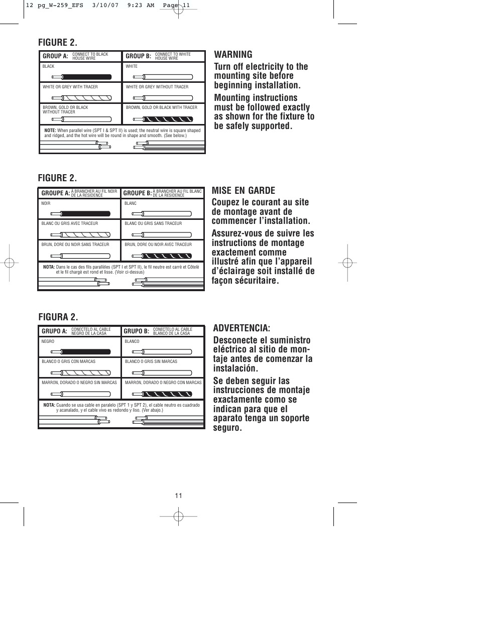 Figure 2 | Westinghouse W-259 User Manual | Page 11 / 12