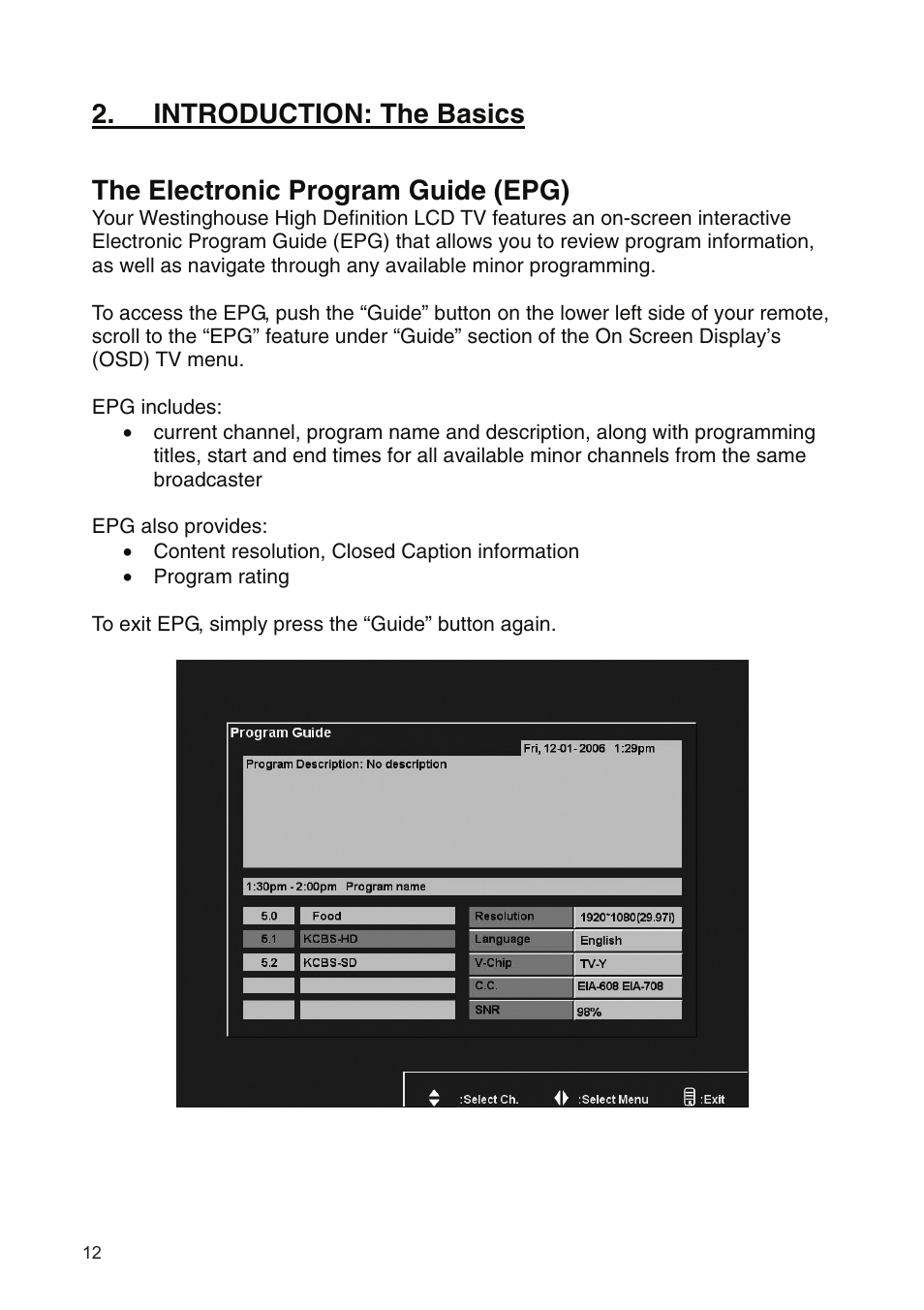 Westinghouse SK-19H210S User Manual | Page 14 / 44