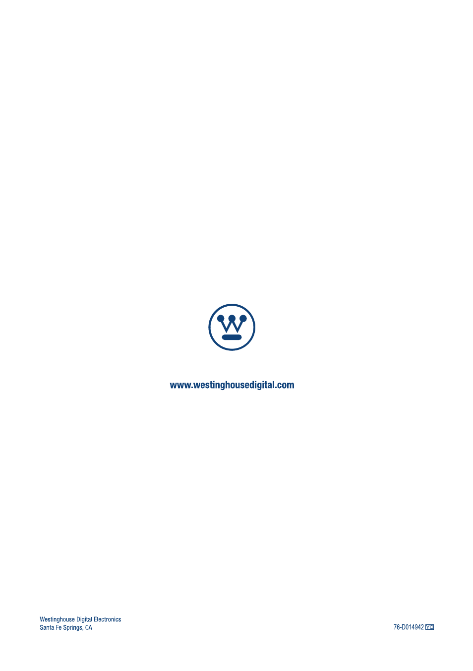 Westinghouse SK-19H210S User Manual | Page 44 / 44