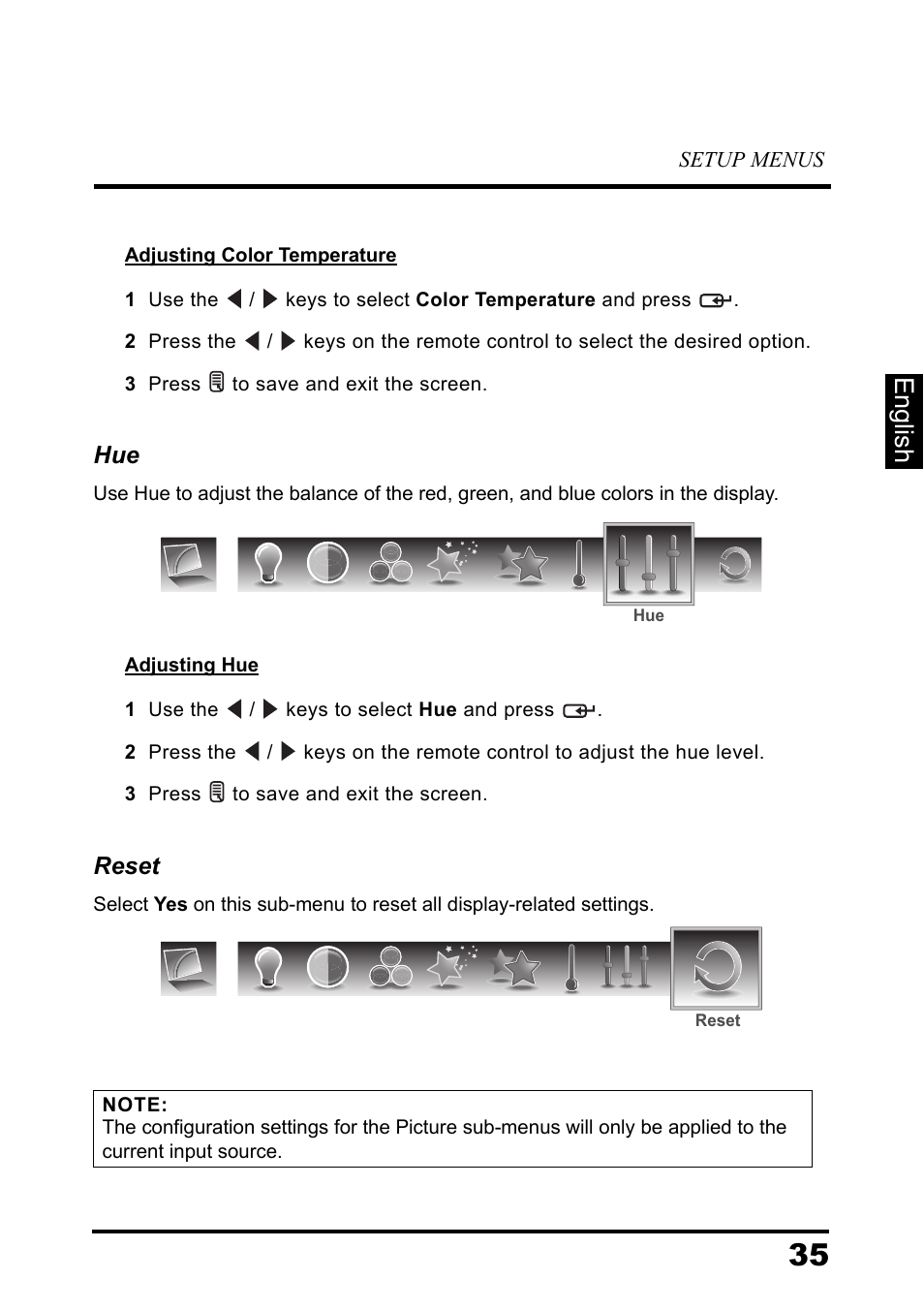 English | Westinghouse DIGITAL TELEVISION LD-3237 User Manual | Page 40 / 66