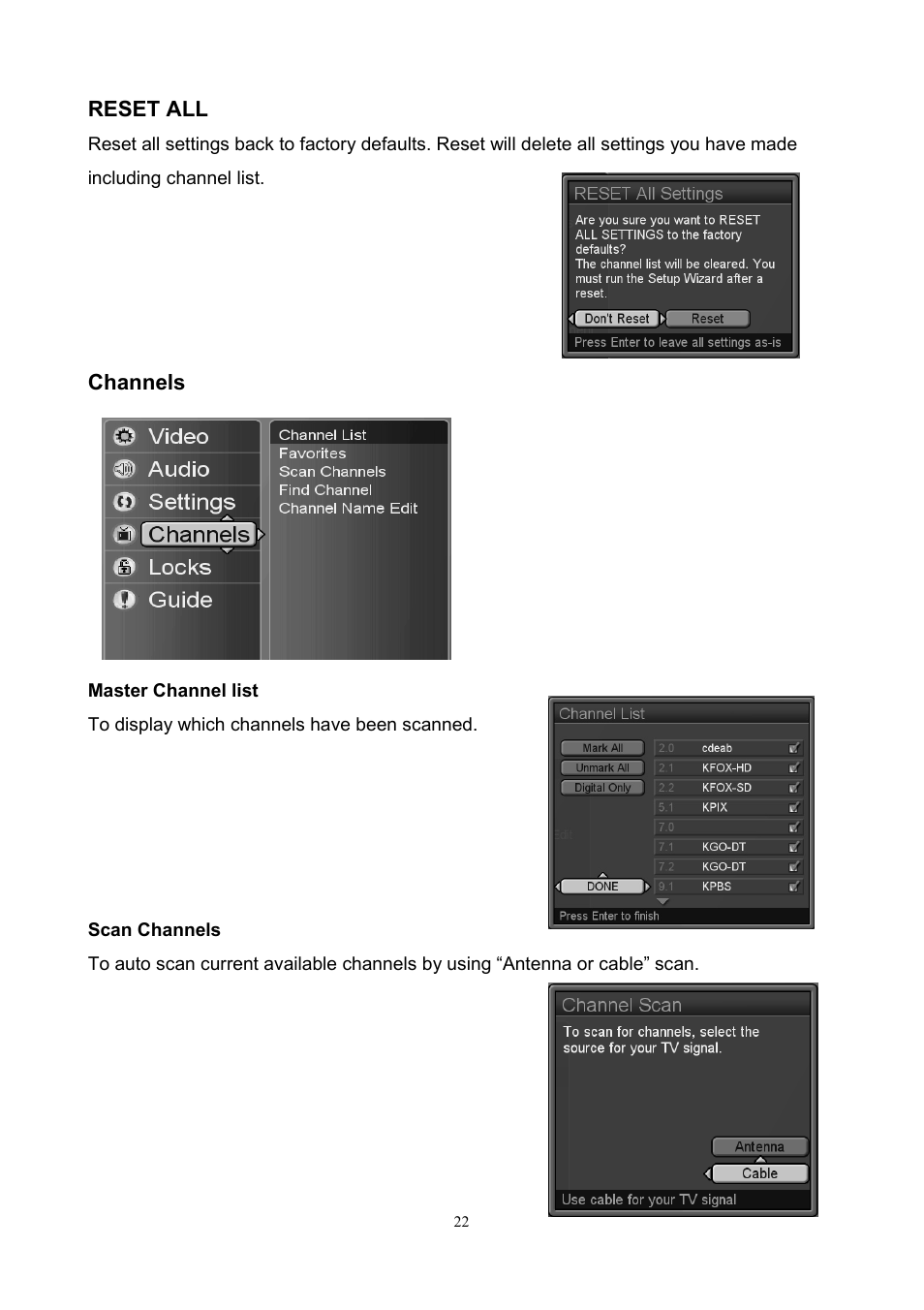 Westinghouse SK-40H520S User Manual | Page 25 / 36