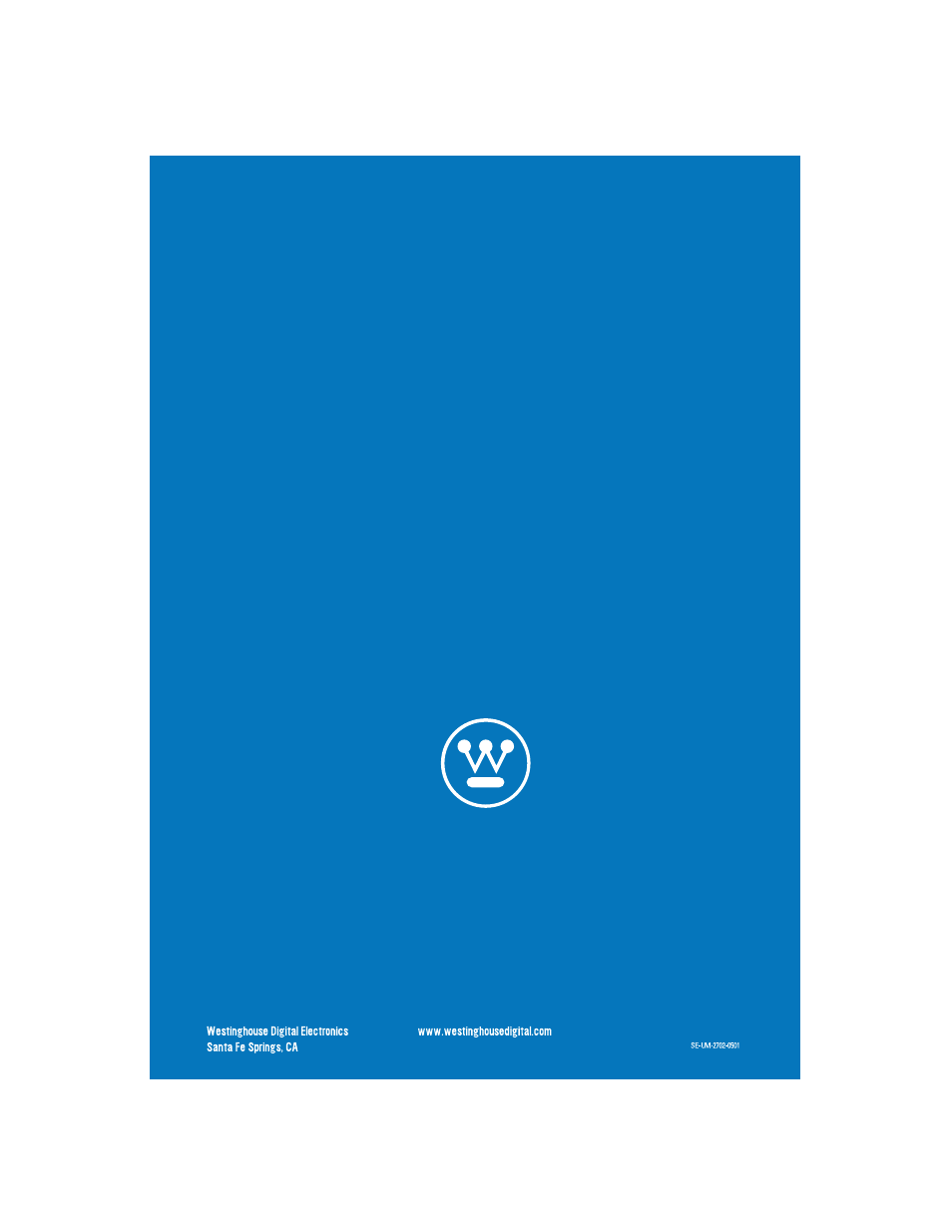 Westinghouse LCM-27w4 User Manual | Page 19 / 19