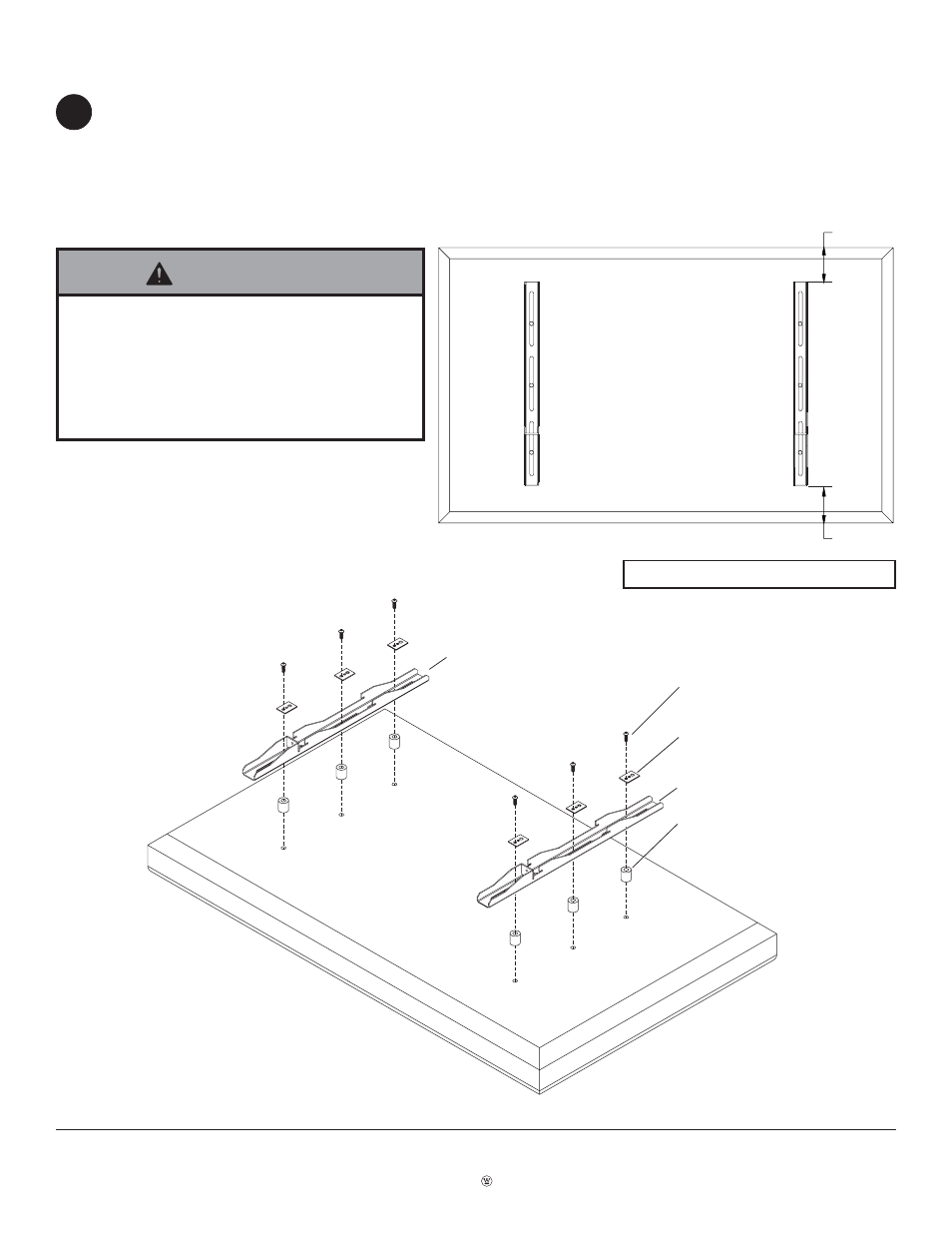 Warning, Bb o | Westinghouse MT80 THIN User Manual | Page 12 / 12