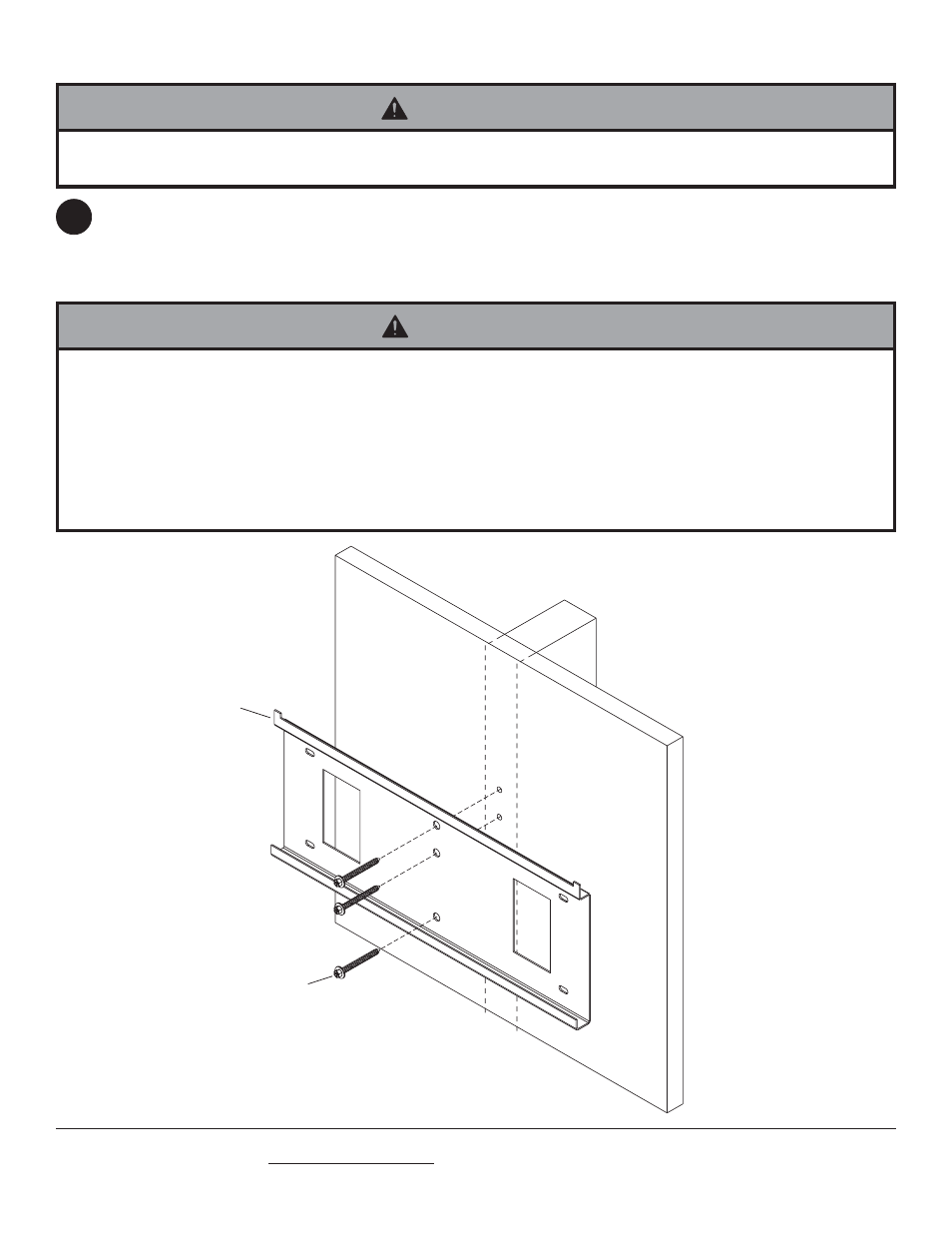 Warning, Cc aa, Installation to single wood stud wall 1 | Westinghouse MT80 THIN User Manual | Page 4 / 12