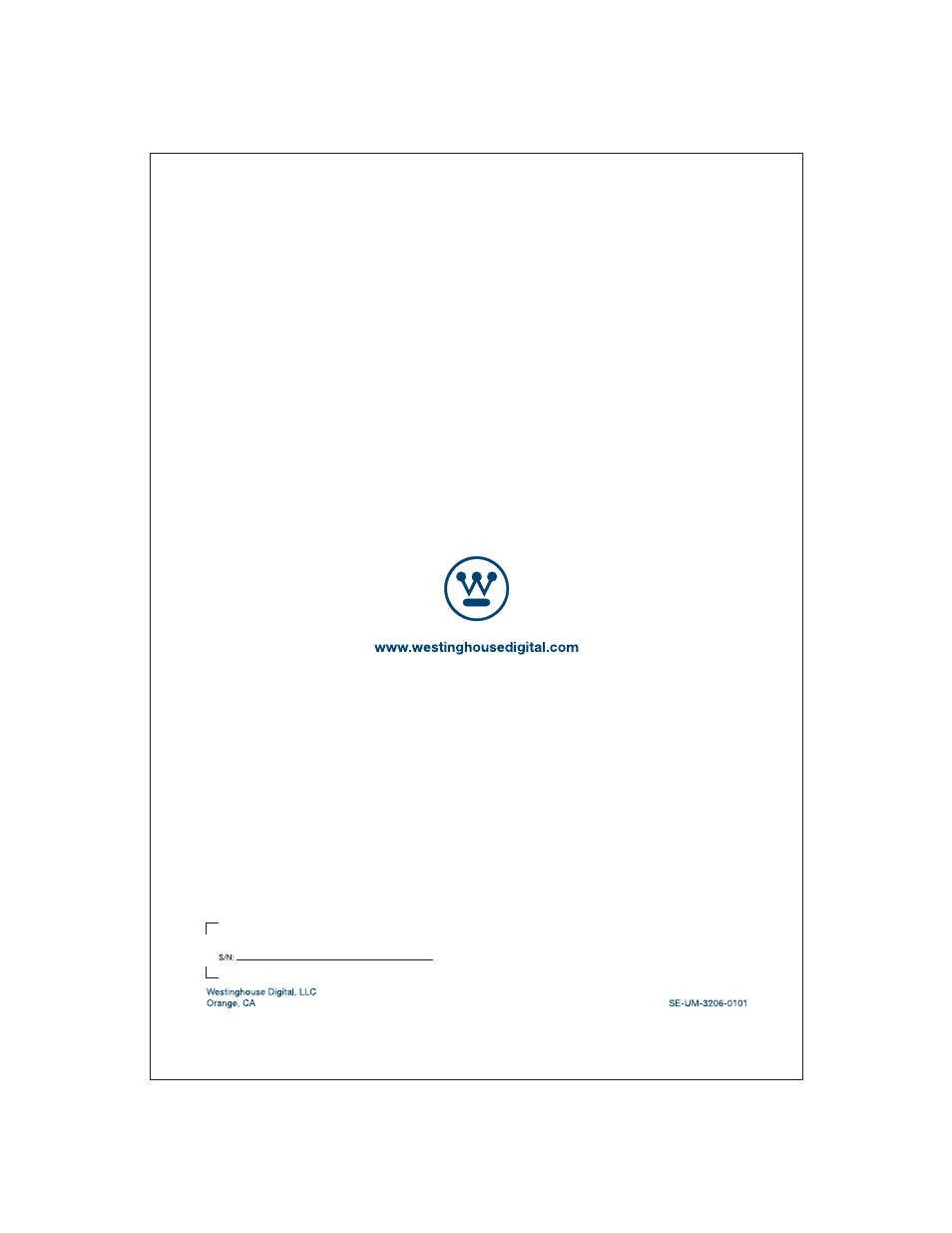 Westinghouse LD-3240 User Manual | Page 16 / 16