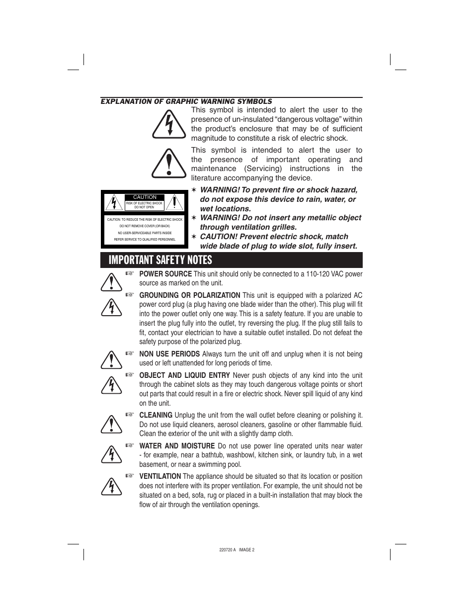 Westinghouse WHI-4CUPG User Manual | Page 2 / 8