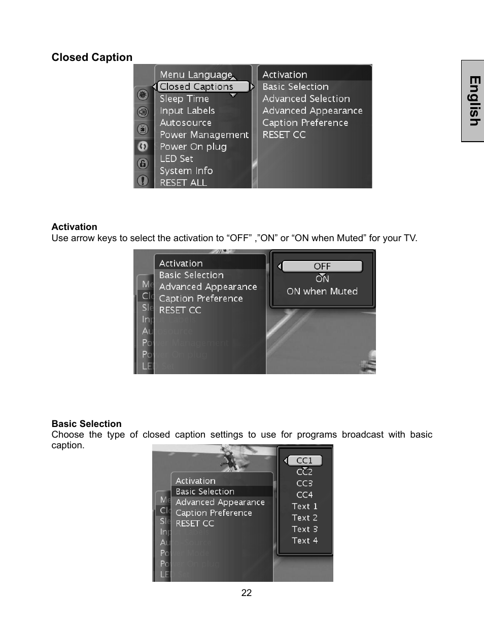 English | Westinghouse LTV-46w1 User Manual | Page 23 / 36