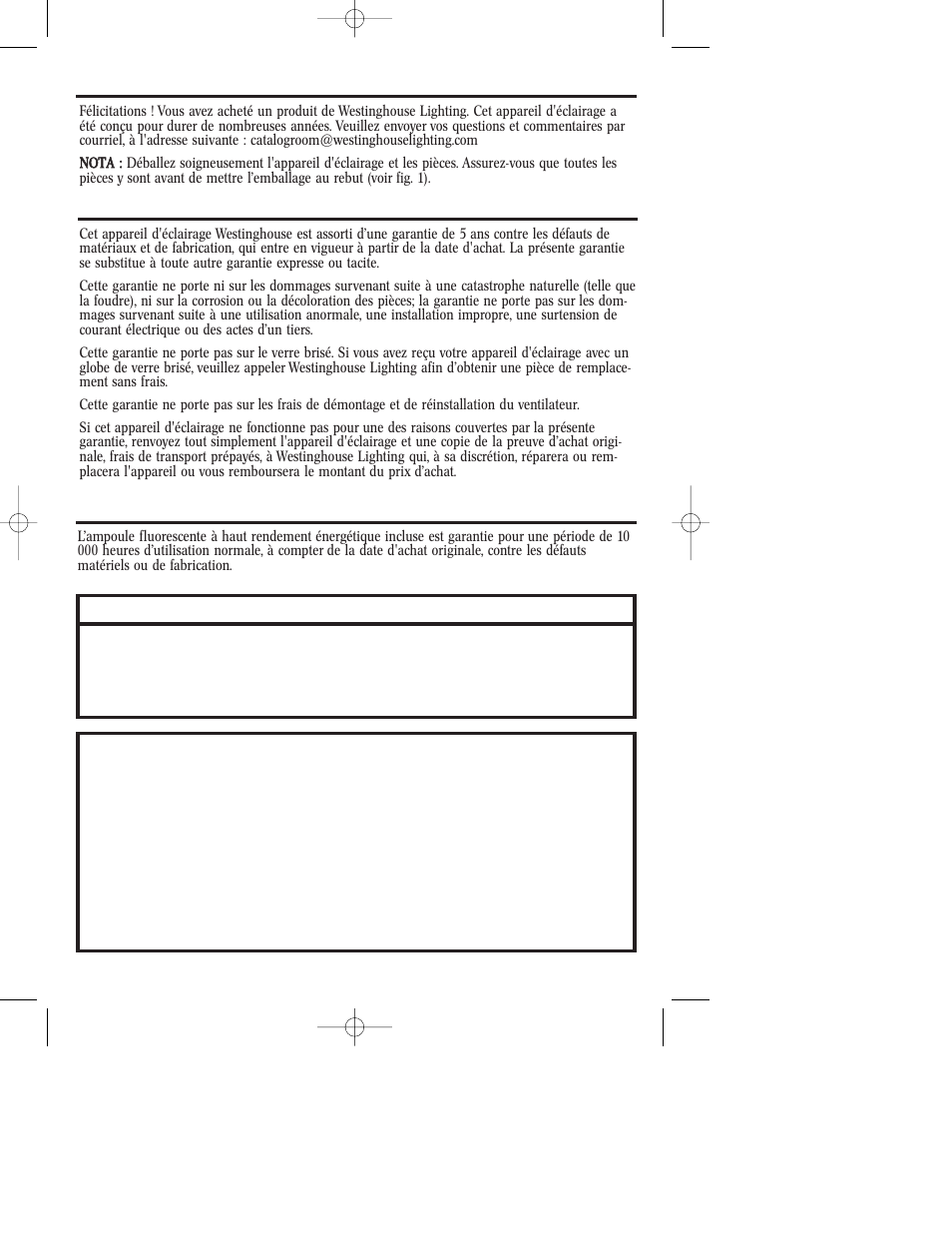 Westinghouse Indoor Lighting fixture User Manual | Page 5 / 12