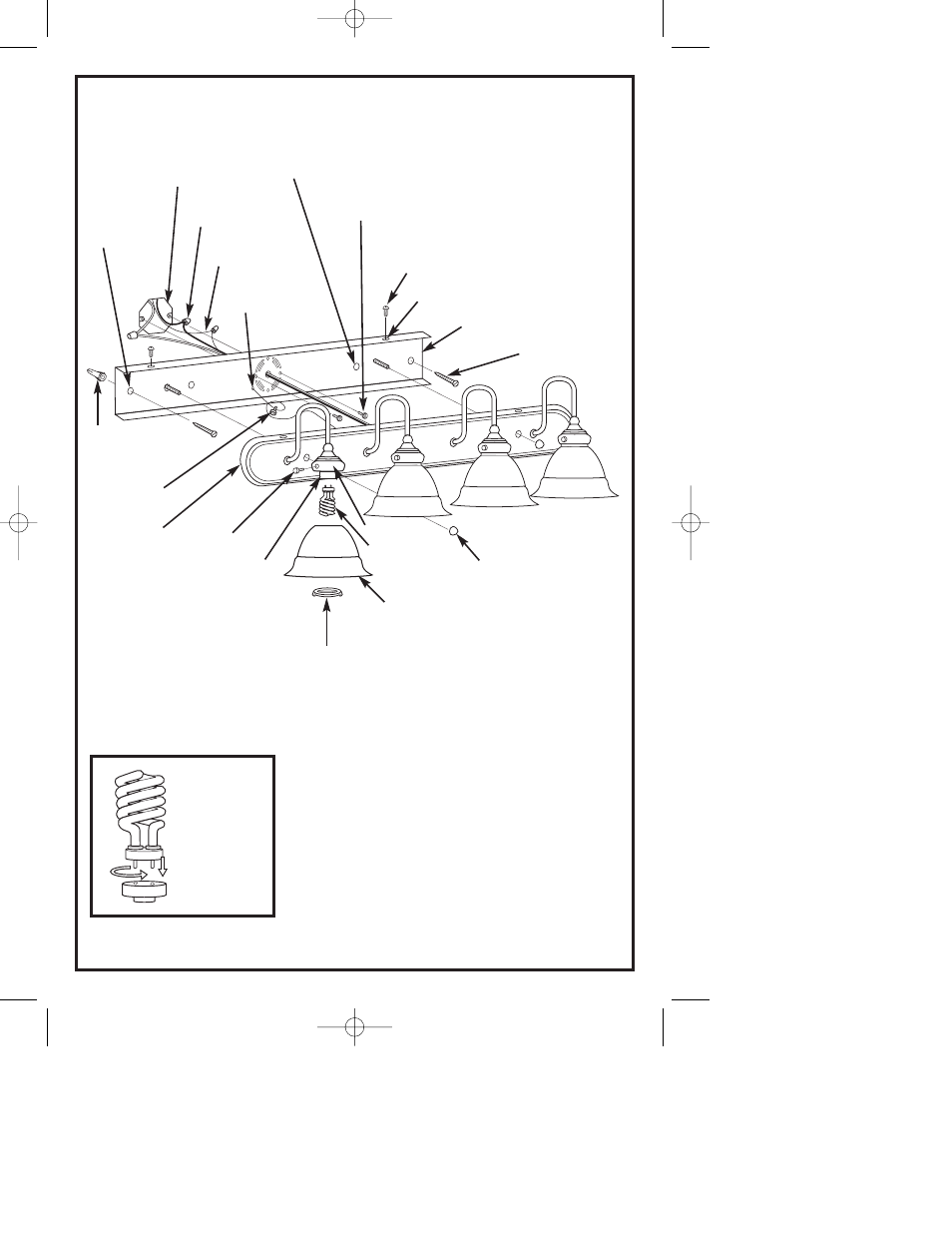 Figure 1 | Westinghouse Indoor Lighting fixture User Manual | Page 6 / 12