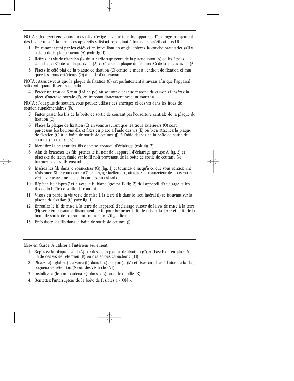 Westinghouse Indoor Lighting fixture User Manual | Page 7 / 12