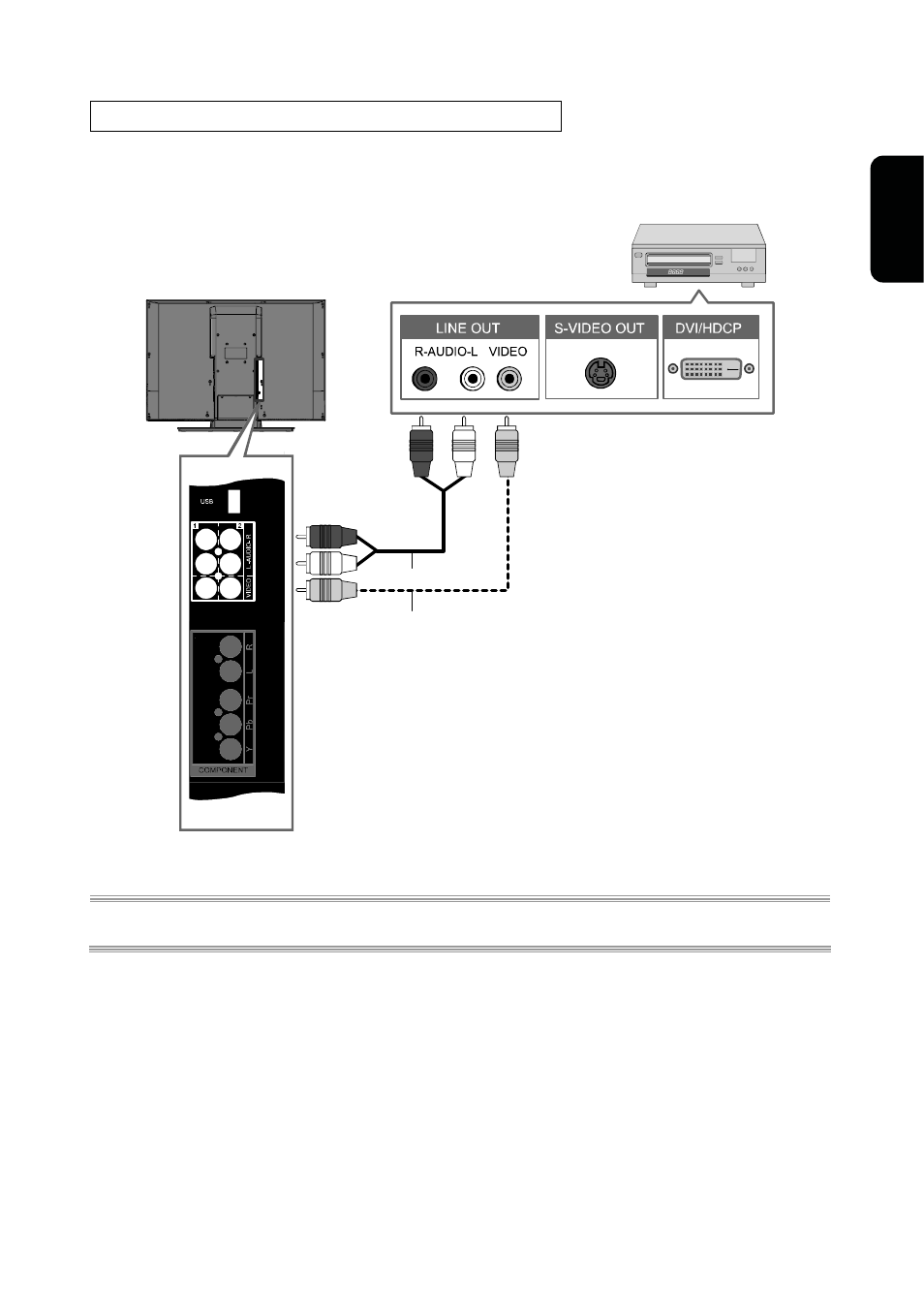 For video devices with composite input | Westinghouse VK-40F580D User Manual | Page 19 / 62